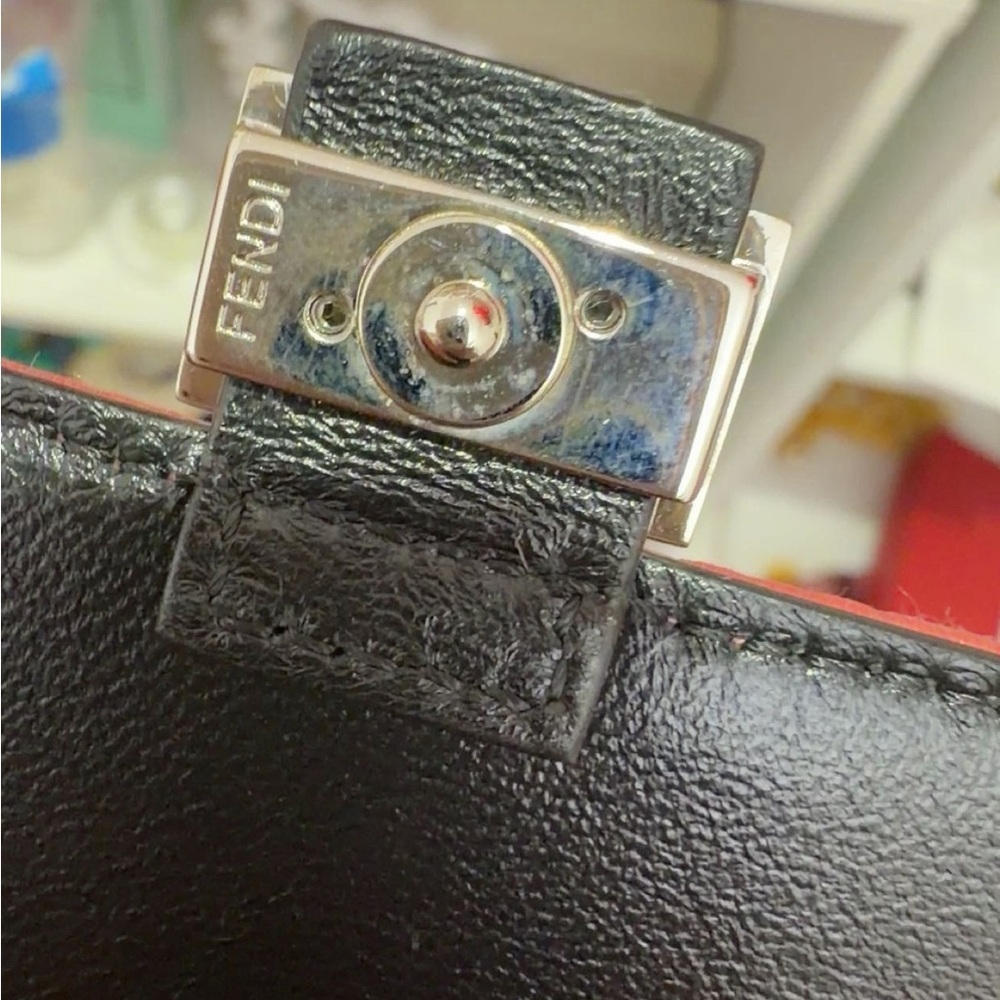 Pink Fendi Nano Baguette Rare Satin - Picture 9 of 13